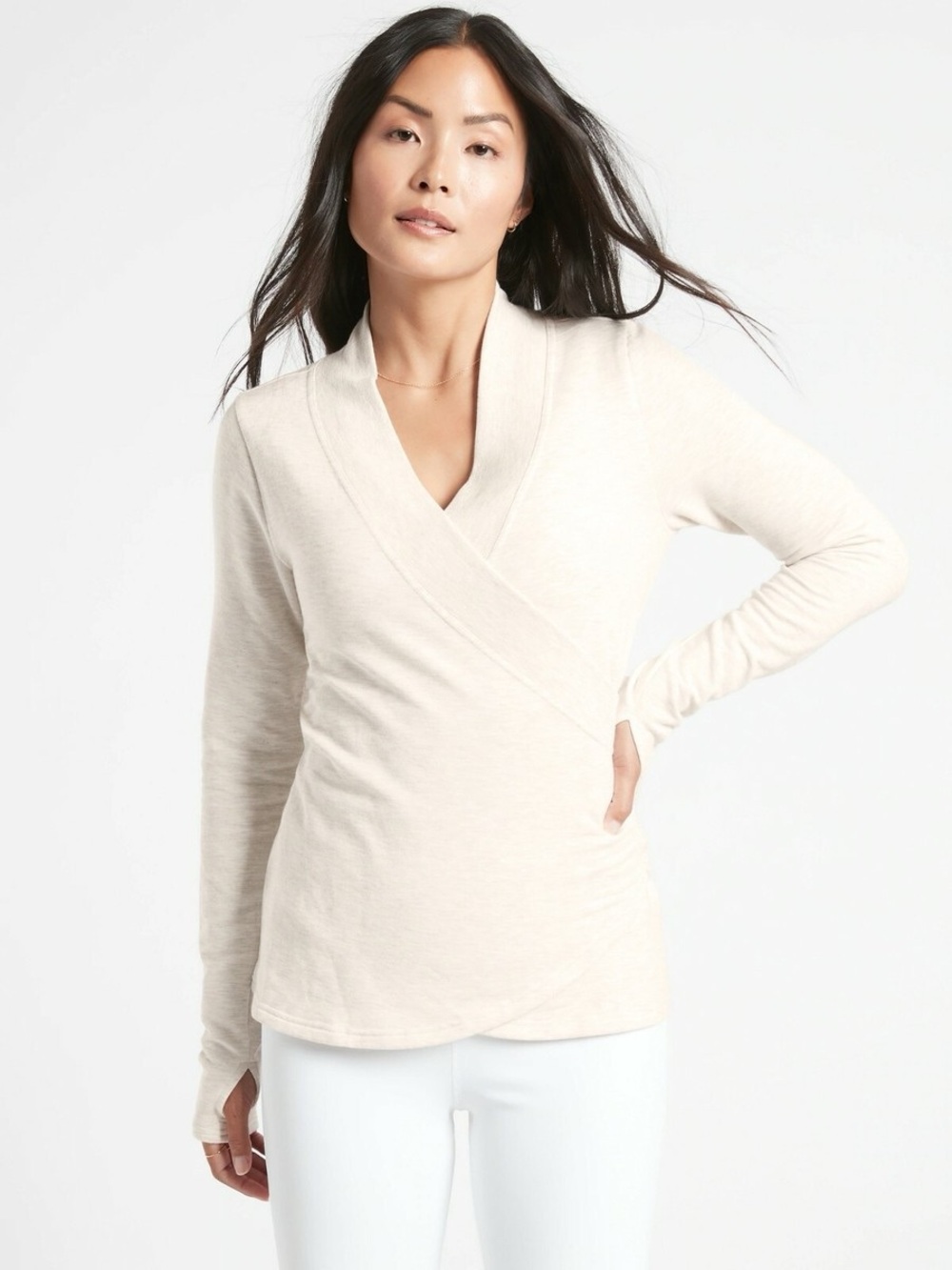 Athleta Poise Dance Wrap Top